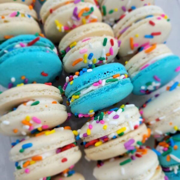 Birthday Macarons, Set of 6