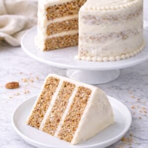 Bourbon Pecan Cake in a Tin, Serves 6-10