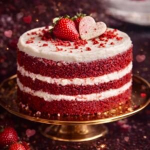 Red Velvety Cake in a Tin, Serves 6-10