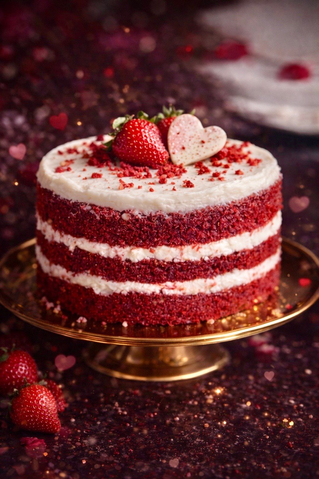 Red Velvety Cake in a Tin, Serves 6-10