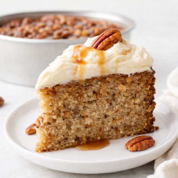 Bourbon Pecan Cake Jars, Serves 2