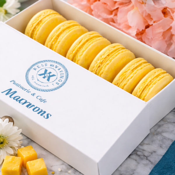 Mango Ginger Macarons – 6 Pack